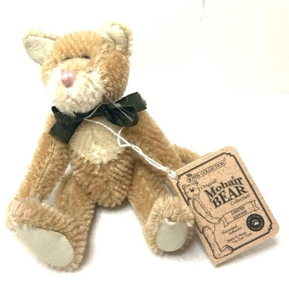Boyds Mohair Bear Collection Cat Lindbergh Cattington Plush Toy Stuffed Animal - Picture 1 of 5